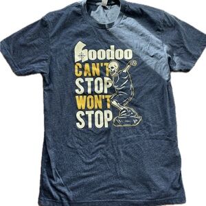 Mt Hoodoo Ski Area T-Shirt Unisex Small Grey Yellow Snowboard